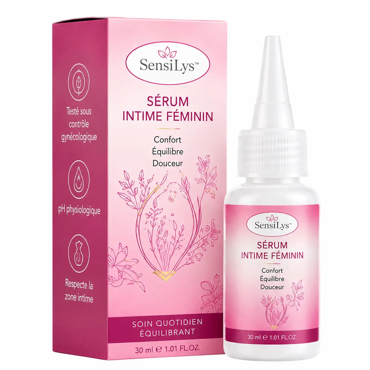 SensiLys™ Sérum Intime Féminin | Restaure la sensibilité en 90 secondes et rend le toucher plus intense !