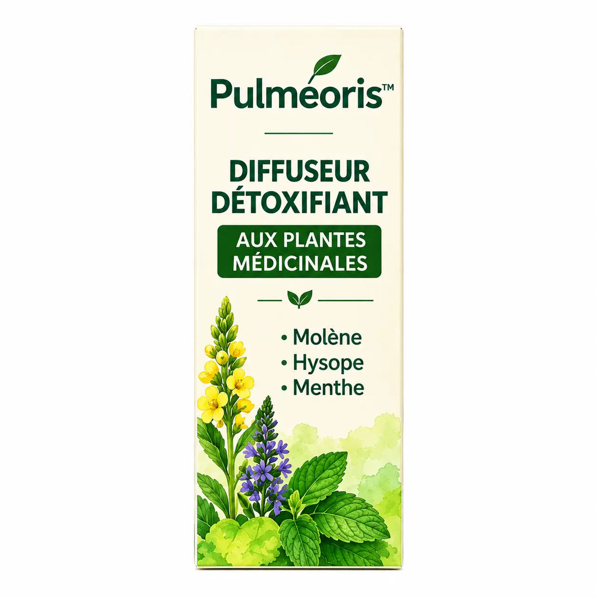 Pulméoris™ Diffuseur Détoxifiant aux Plantes Médicinales | Débouche les poumons et élimine 90 % du mucus en 5 minutes!