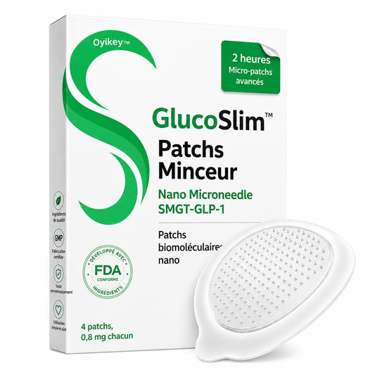GlucoSlim™ Patchs Minceur Nano Microneedle SMGT-GLP-1 | Élimine les toxines et fait perdre du poids en 10 minutes !