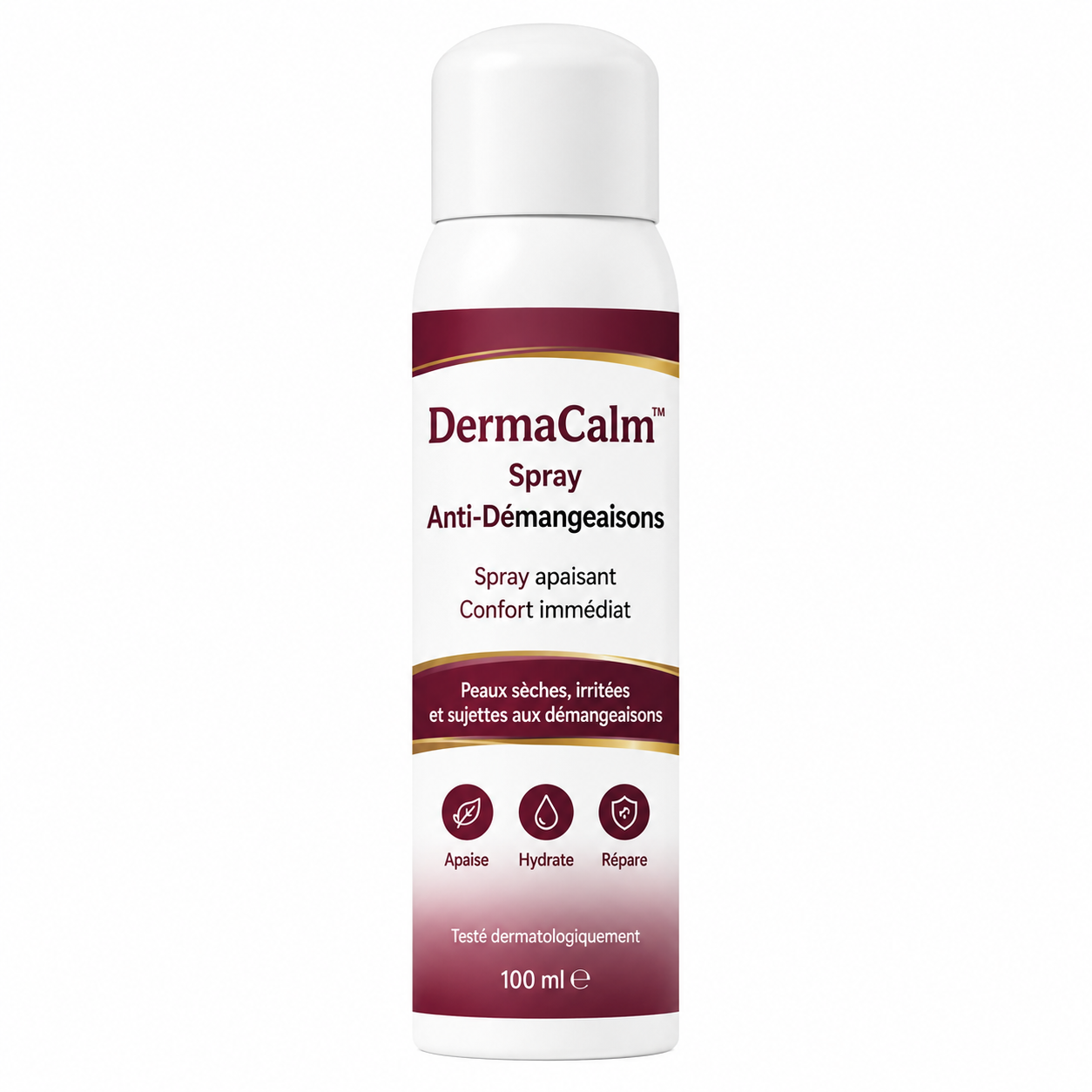 DermaCalm™ Spray Anti-Démangeaisons | Supprimez rougeurs, irritations et peau sèche dès 7 jours !