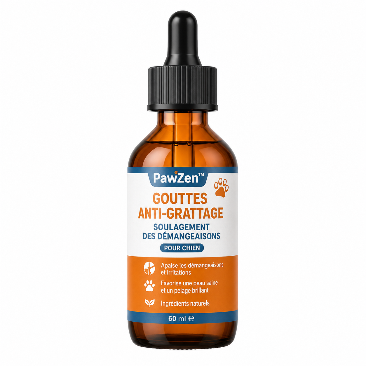 PawZen™ Gouttes Anti-Grattage Chien | Stoppez léchage, rougeurs et démangeaisons en quelques jours !