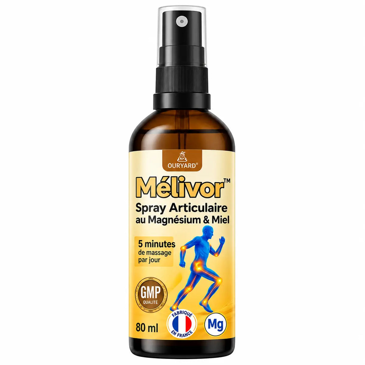 Mélivor™ Spray Articulaire au Magnésium & Miel | Répare vos articulations douloureuses en 10 minutes!