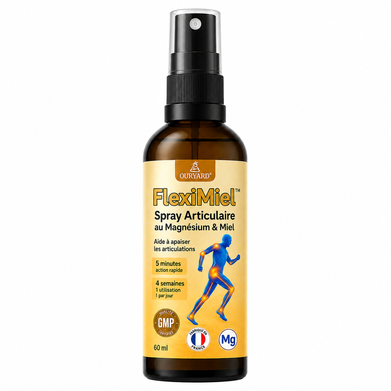 FlexiMiel™ Spray Articulaire au Magnésium & Miel | Répare vos articulations douloureuses en 10 minutes!