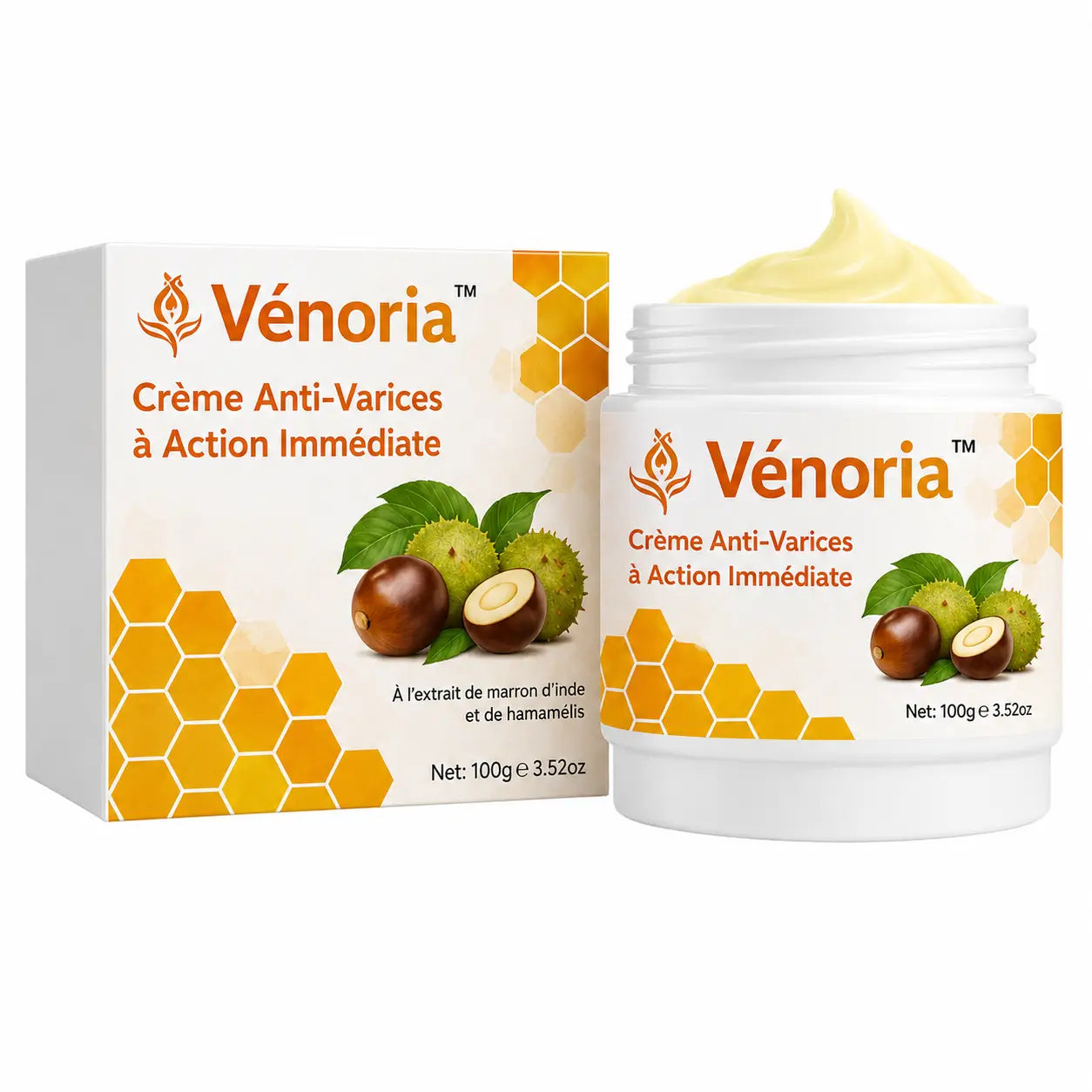 Vénoria™ Crème Anti-Varices à Action Immédiate | Faites disparaître vos varices en 3 minutes !