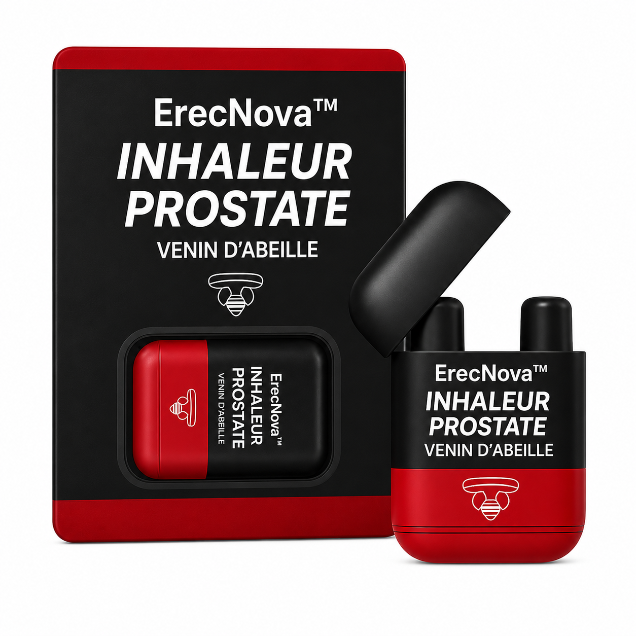 ErecNova™ Inhaleur Prostate au Venin d’Abeille | Retrouvez une érection dure comme du béton en 3 minutes!