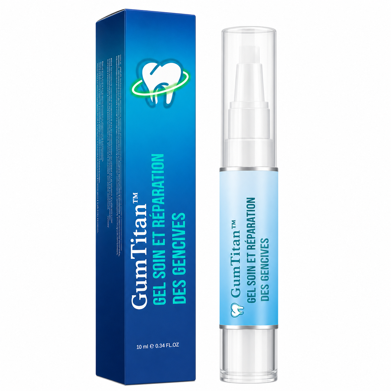 GumTitan™ Gel Soin et Réparation des Gencives | Faites repousser vos gencives en 3 minutes!