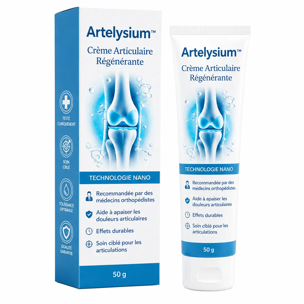 Artelysium™ Crème Articulaire Régénérante | Éliminez vos douleurs articulaires de 97 % en seulement 4 jours !