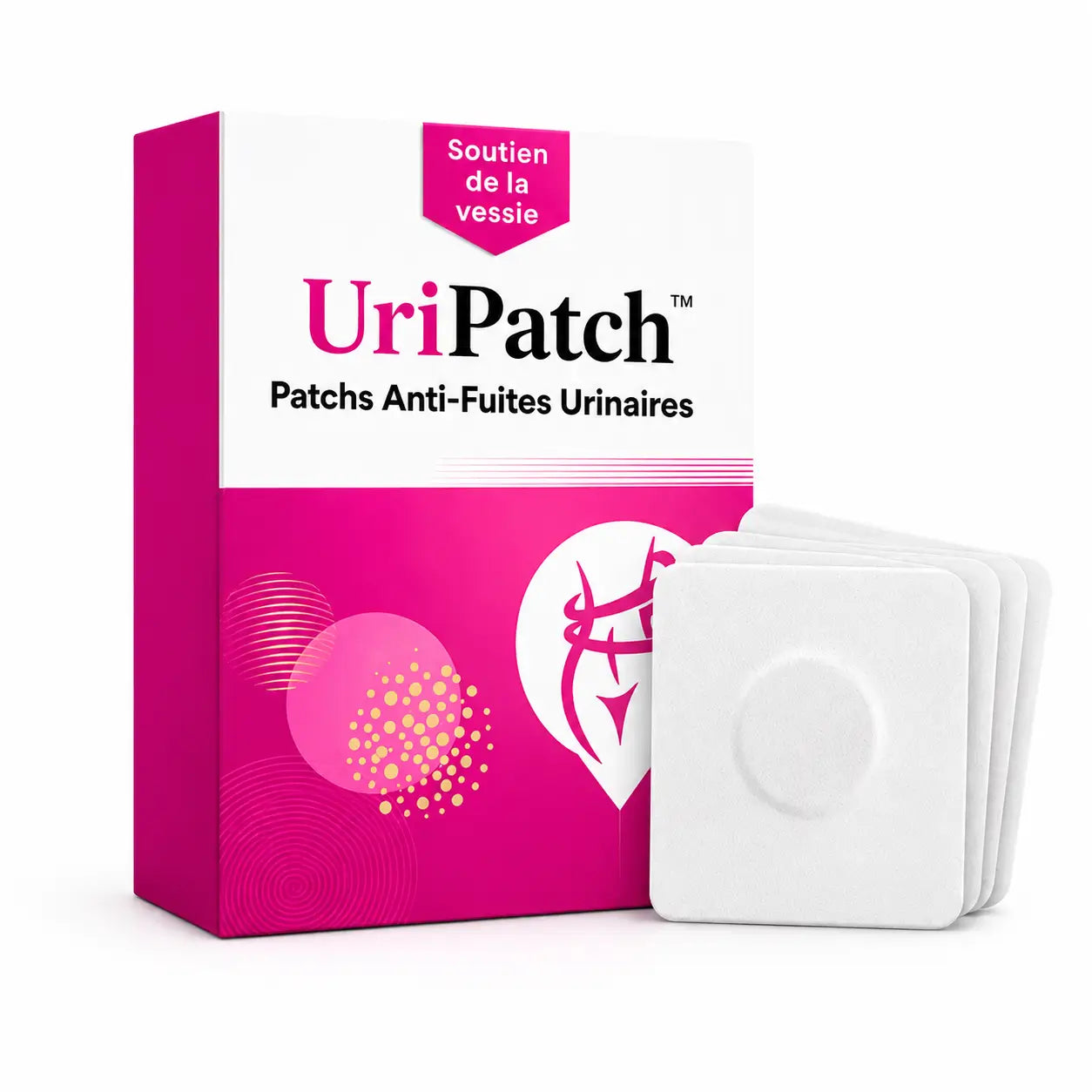 UriPatch™ Patchs Anti-Fuites Urinaires | Traite l'incontinence urinaire dès la première application – Résultats prouvés !