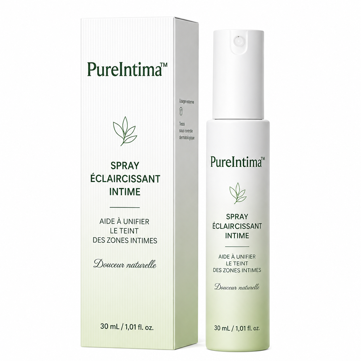 PureIntima™ Spray Éclaircissant Intime | Éclaircit et illumine votre peau intime en 10 minutes!