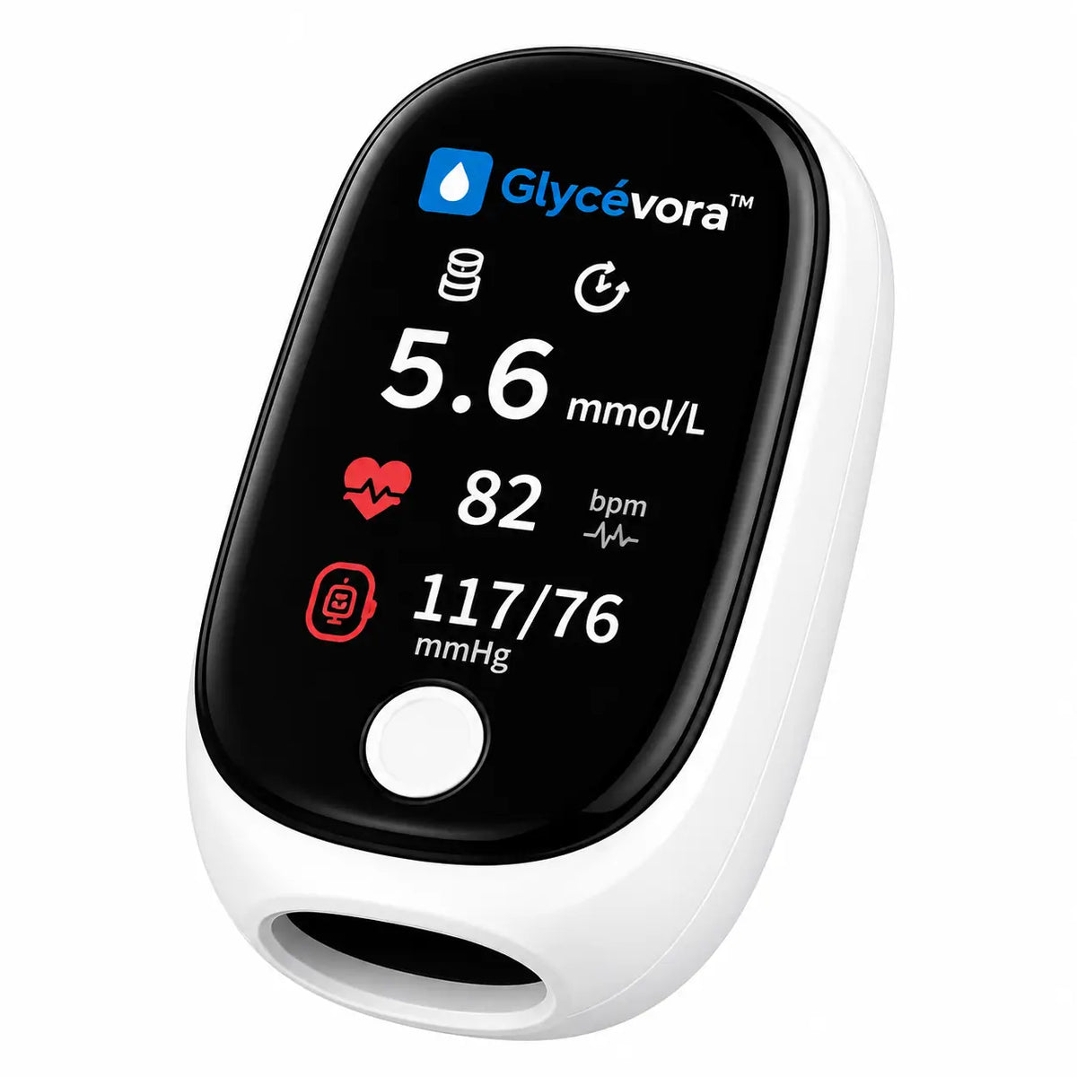 Glycévora™ Capteur Glycémie Sans Piqûre | Vérifiez votre sucre en 5 secondes, sans sang ni douleur !