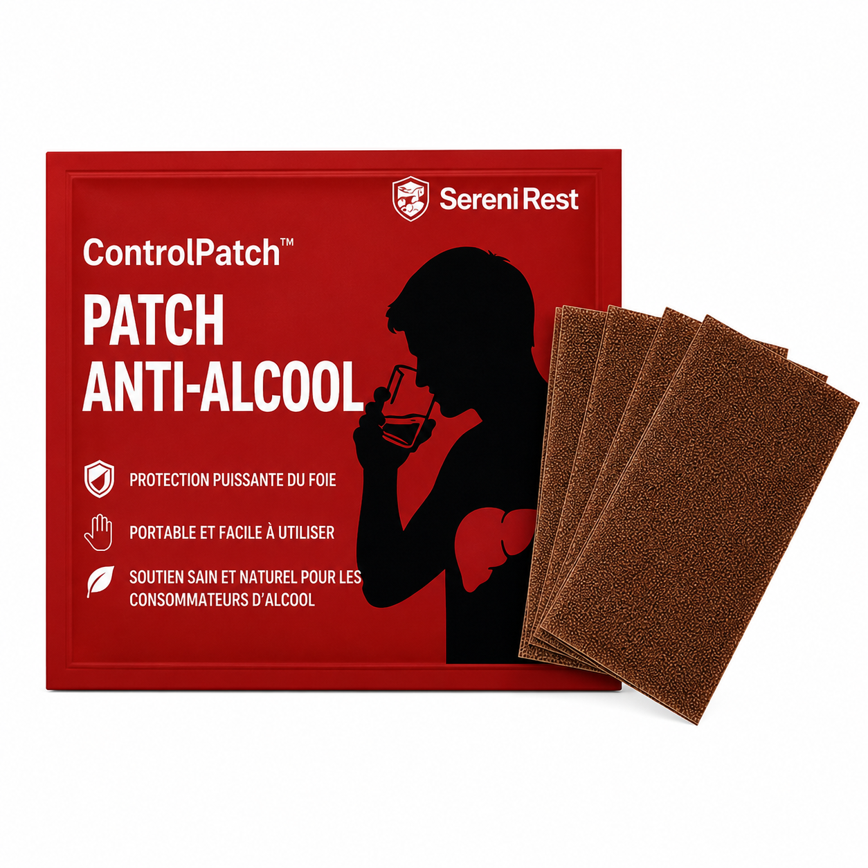 ControlPatch™ Patch Anti-Alcool | Stoppez les envies et reprenez le contrôle en 7 jours !