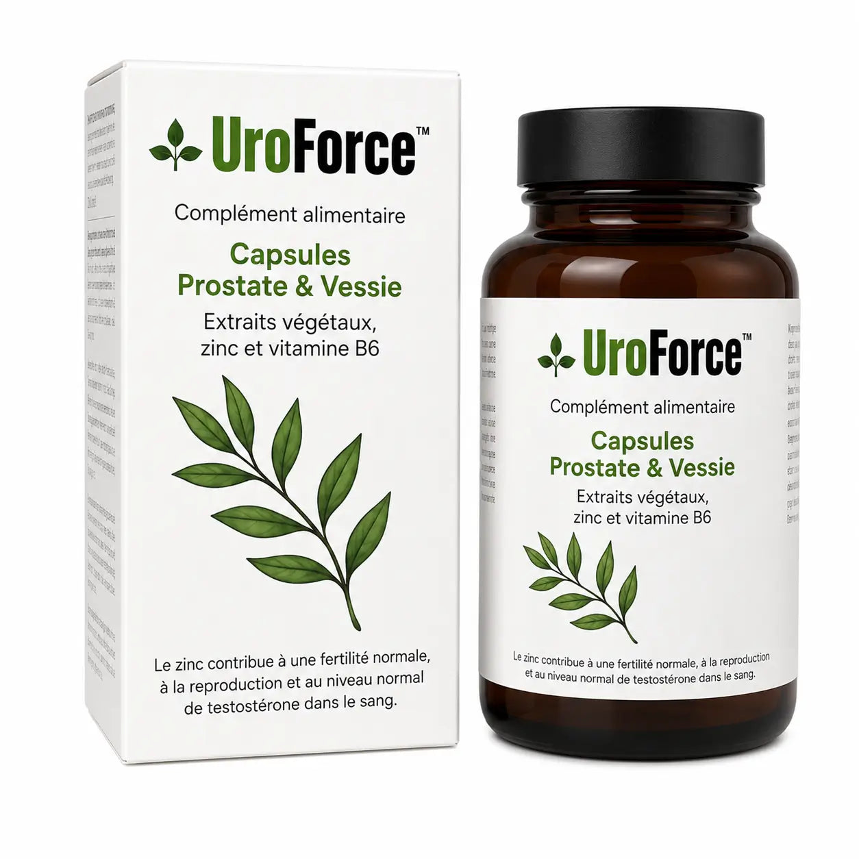 UroForce™ Capsules Prostate & Vessie | Réduisez l'inflammation de la prostate jusqu'à 95 % en 5 jours !
