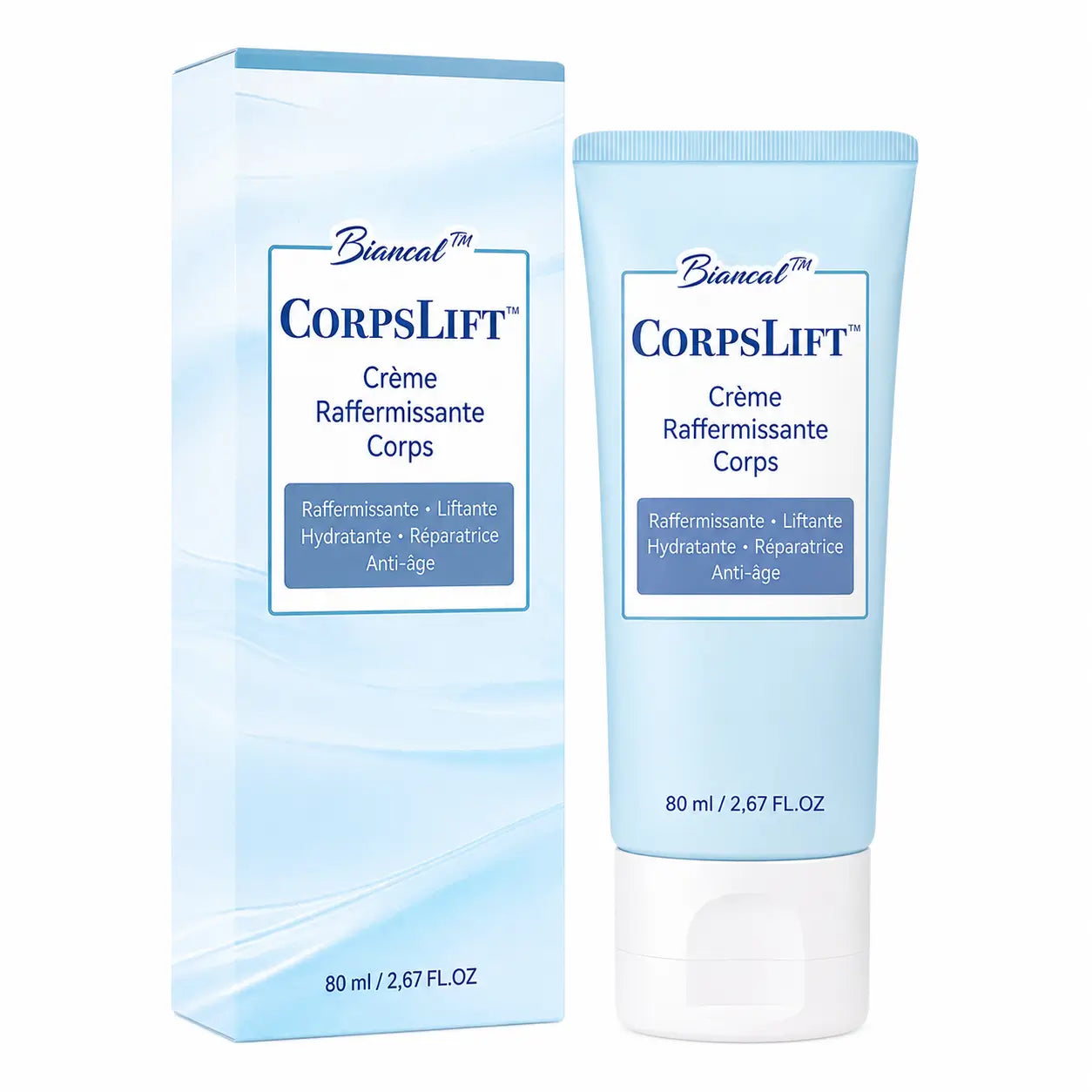 CorpsLift™ Crème Raffermissante Corps | Retendez la peau relâchée et retrouvez un corps plus ferme en 7 jours !