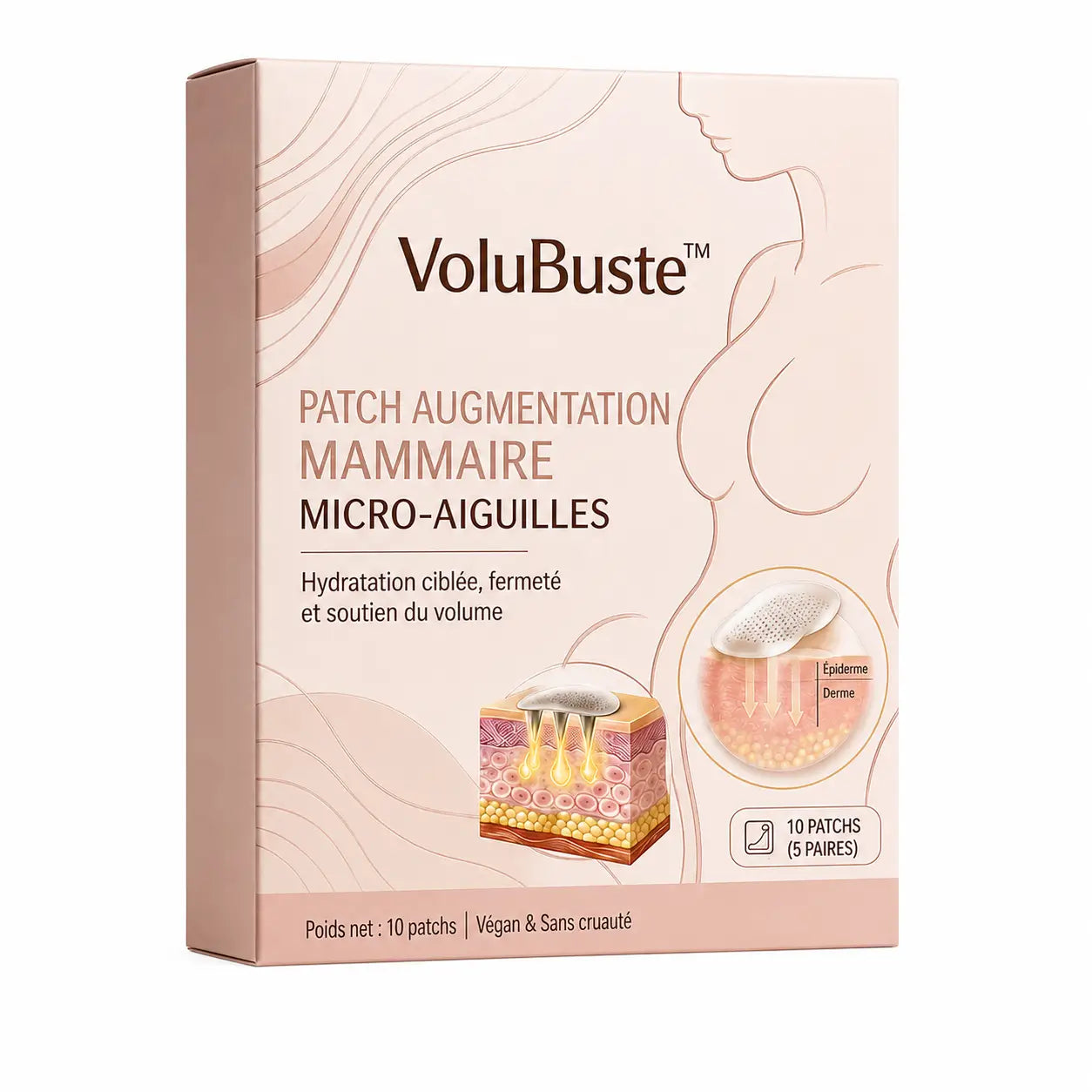 VoluBuste™ Patch Augmentation Mammaire | Repulpez votre poitrine et retrouvez des courbes plus généreuses sans chirurgie !