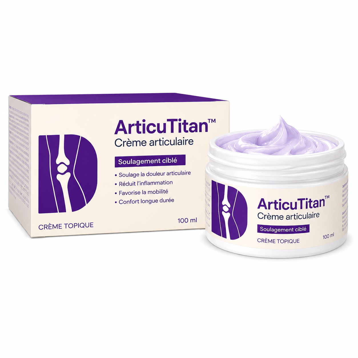 ArticuTitan™ Crème articulaire | Élimine les douleurs articulaires jusqu'à 87 % en seulement 48 heures !