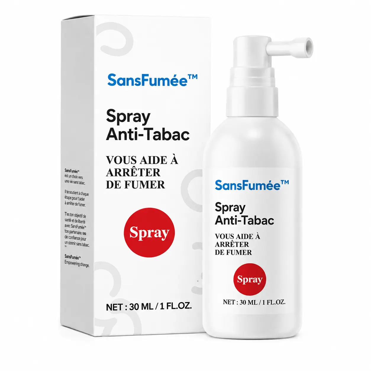SansFumée™ Spray Anti-Tabac | Éliminez l’envie de fumer en 2 jours – Respirez plus librement et retrouvez la sérénité – Faites du sevrage un processus simple et naturel !
