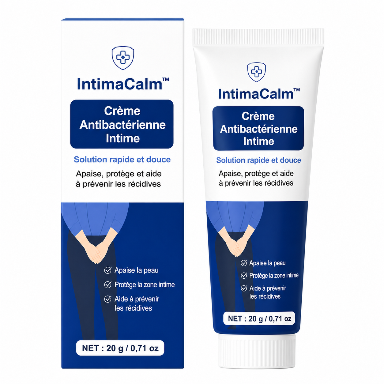 IntimaCalm™ Crème Antibactérienne Intime | Stoppez les démangeaisons et les mauvaises odeurs en 48 heures chrono !