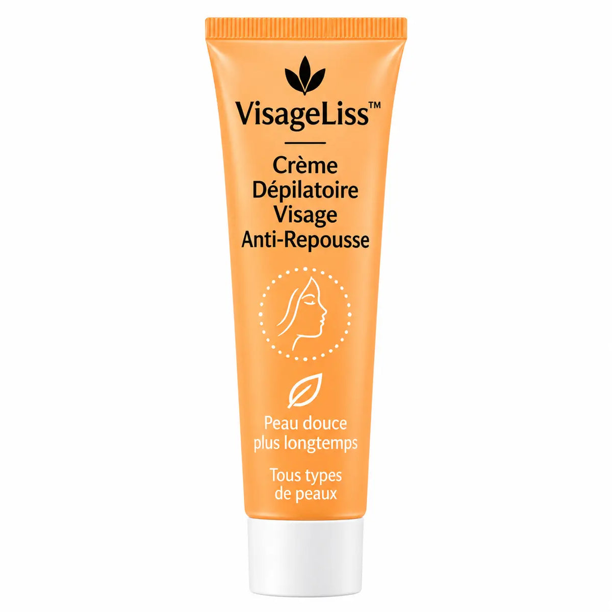 VisageLiss™ Crème Dépilatoire Visage Anti-Repousse | Arrête 97% de la croissance hormonale des poils à la racine en seulement 4 jours !