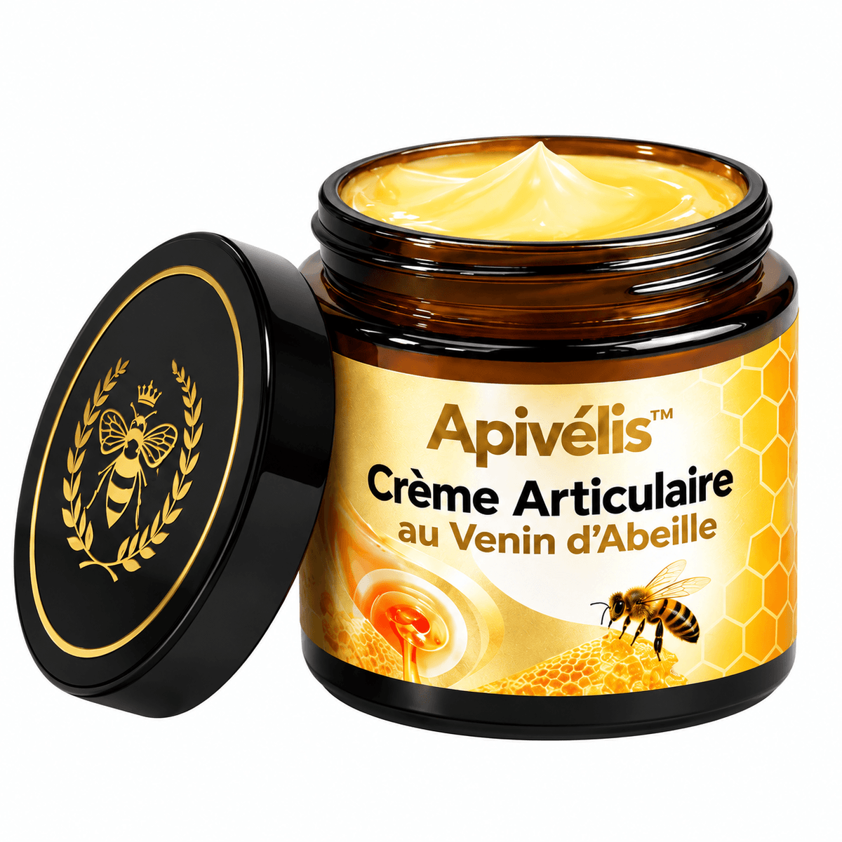 Apivélis™ Crème Articulaire au Venin d’Abeille | Soulage les douleurs et libère vos articulations en 10 minutes !