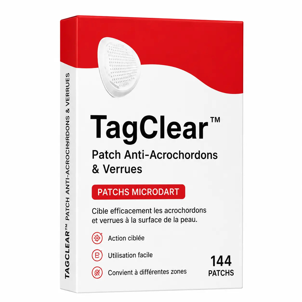 TagClear™ Patch Anti-Acrochordons & Verrues | Effacez les excroissances visibles en quelques jours, sans douleur ni congélation !