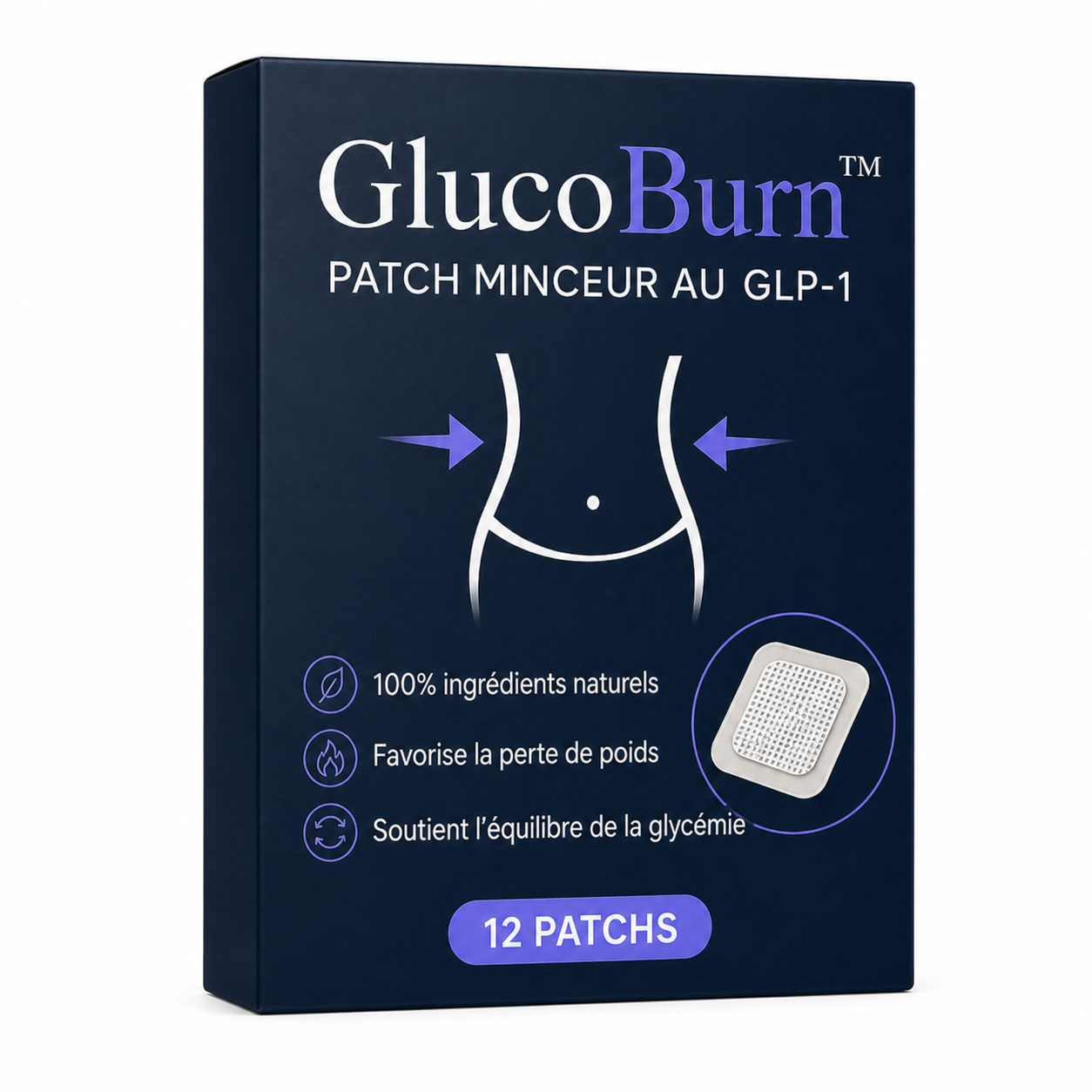 GlucoBurn™ Patch Minceur au GLP-1 | Perdez jusqu’à 4,3 kilos de graisse en 5 jours!