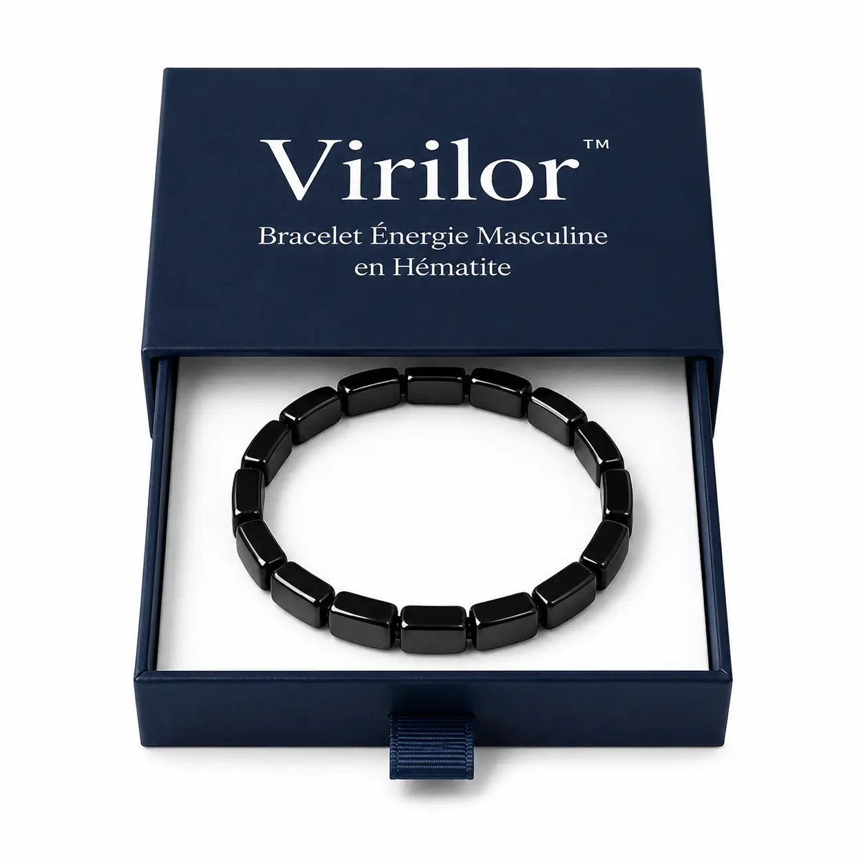 Virilor™ Bracelet Énergie Masculine en Hématite | Réveillez vos érections matinales et votre confiance en quelques semaines !