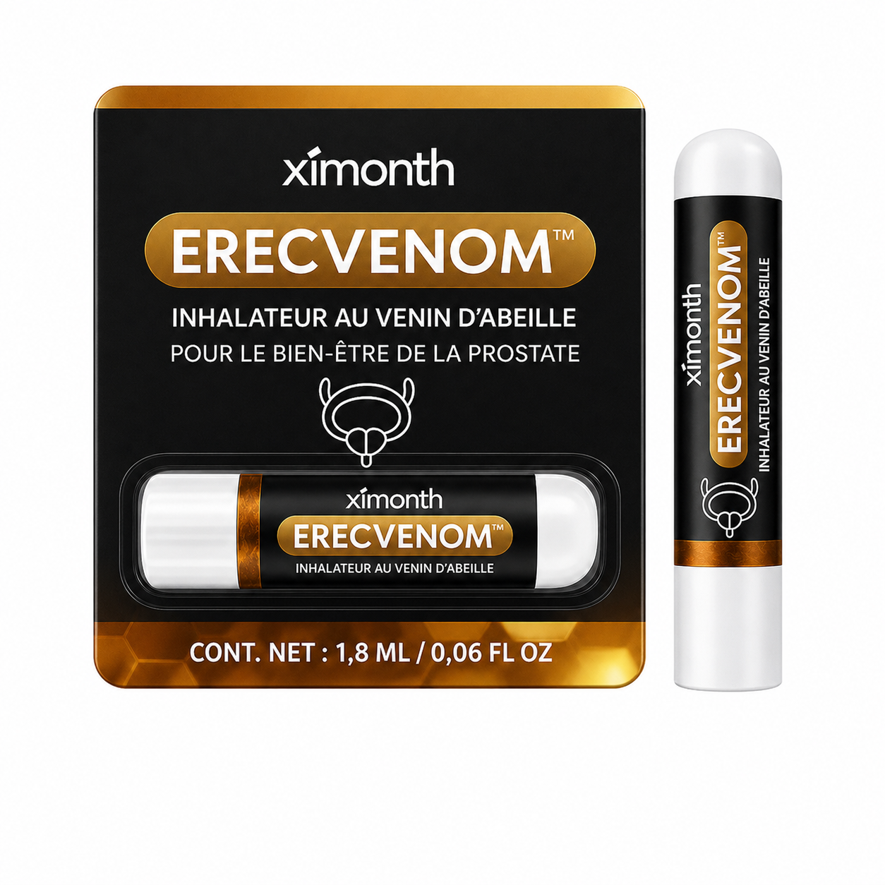 ErecVenom™ Inhalateur au Venin d’Abeille | Obtenez une érection dure comme l’acier en quelques minutes !