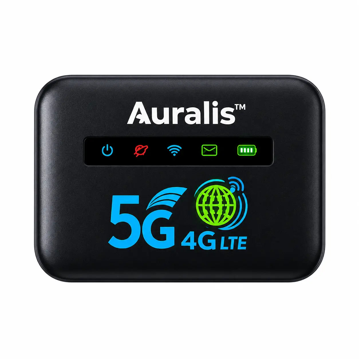 Auralis™ Routeur WiFi Mondial | Internet 4G/5G dans 196 pays en 5 secondes chrono, sans surcoût !