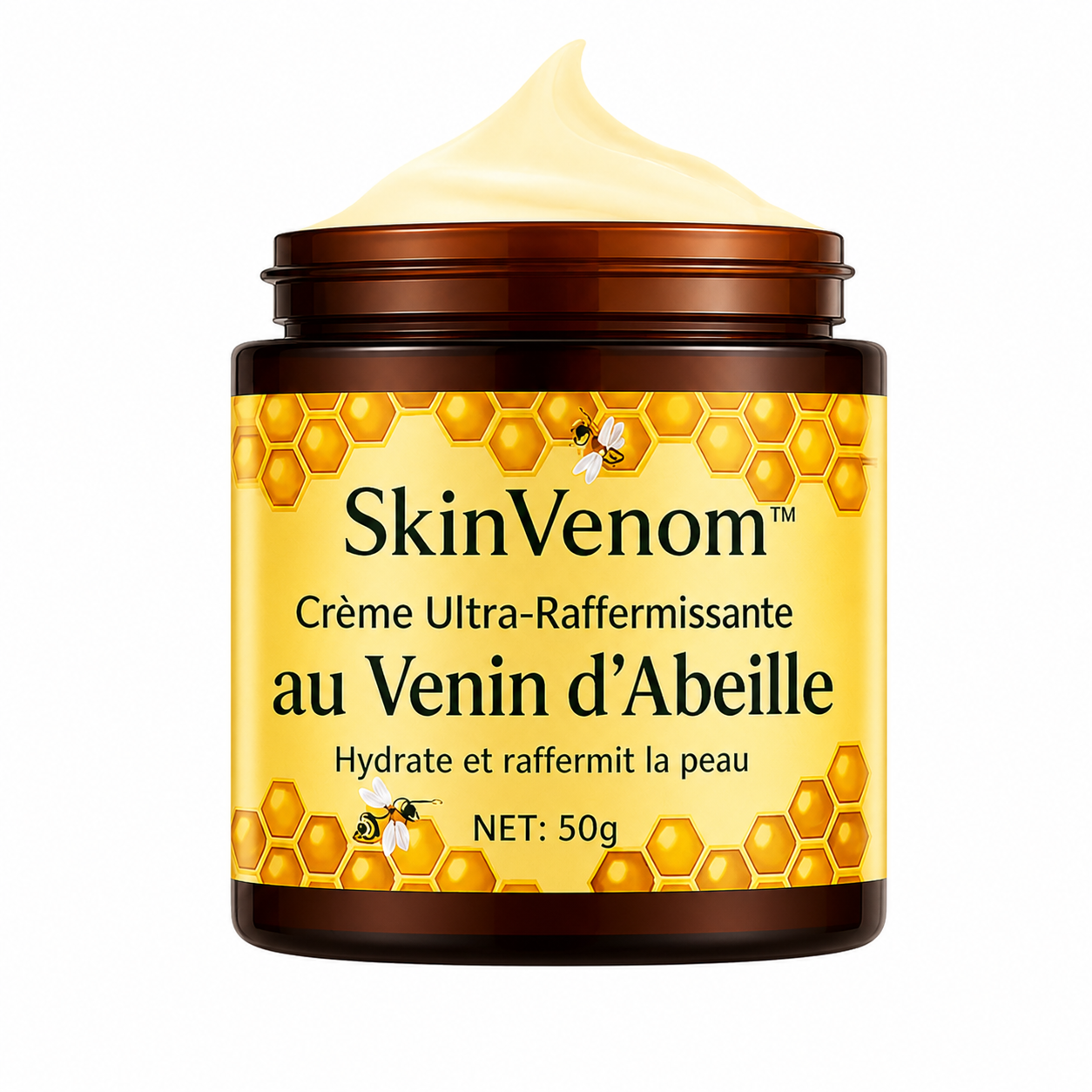 SkinVenom™ Crème Ultra-Raffermissante au Venin d'Abeille | Efface les rides en 5 minutes!
