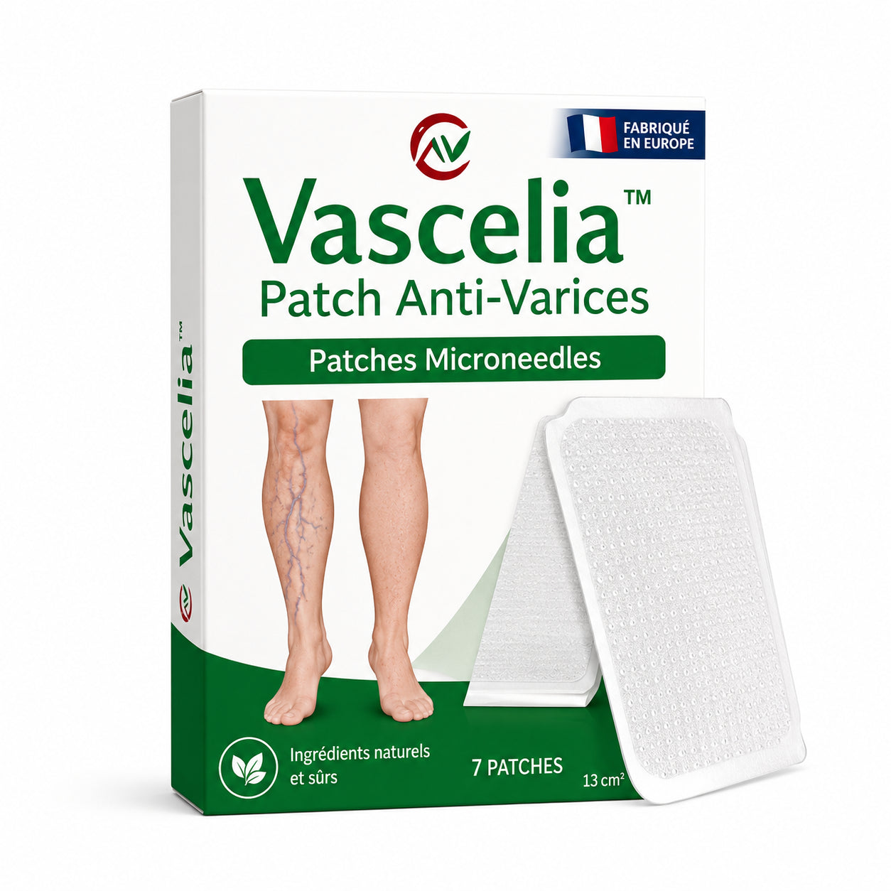 Vascelia™ Patch Anti-Varices | Éliminez les varices visibles et retrouvez des jambes lisses en 7 jours chrono !