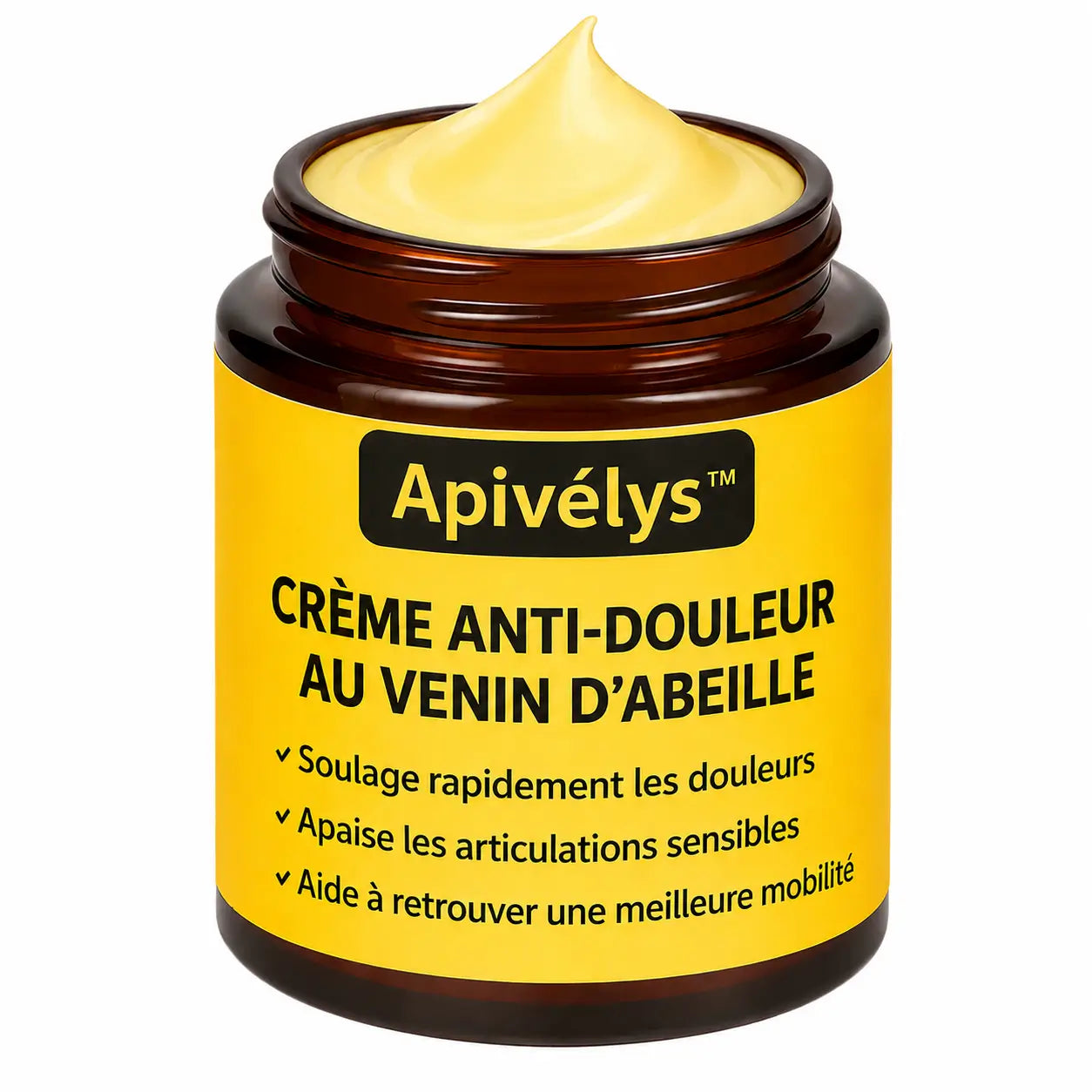 Apivélys™ Crème Anti-Douleur au Venin d’Abeille | Supprimez vos douleurs articulaires en quelques minutes !