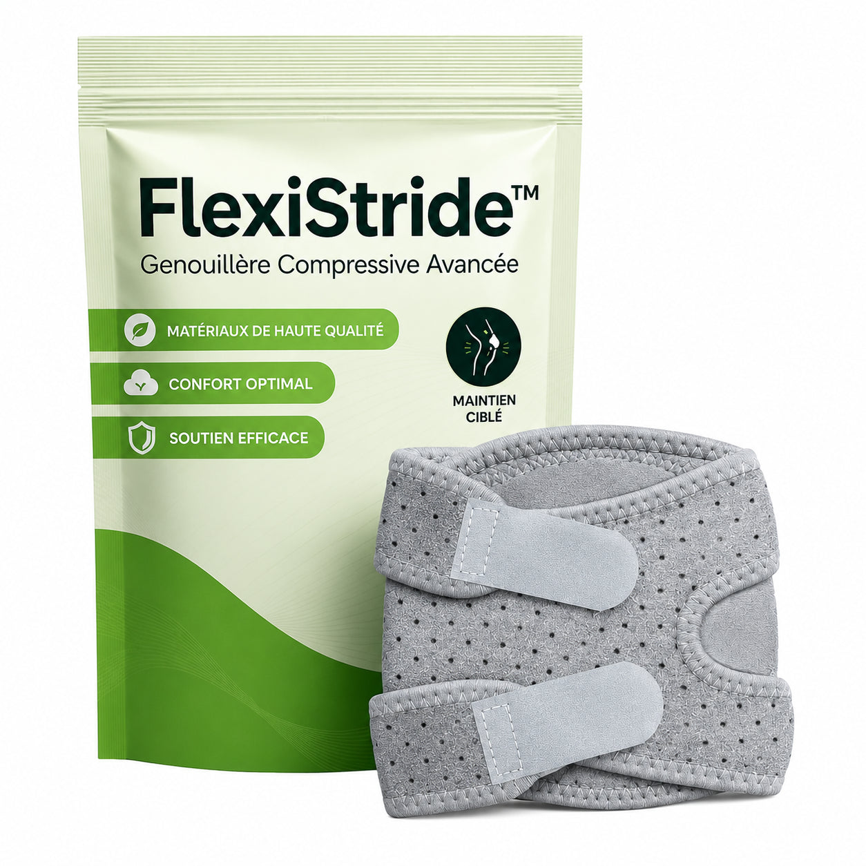 FlexiStride™ Genouillère Compressive Avancée | Retrouve une marche sans douleur en 24 h!