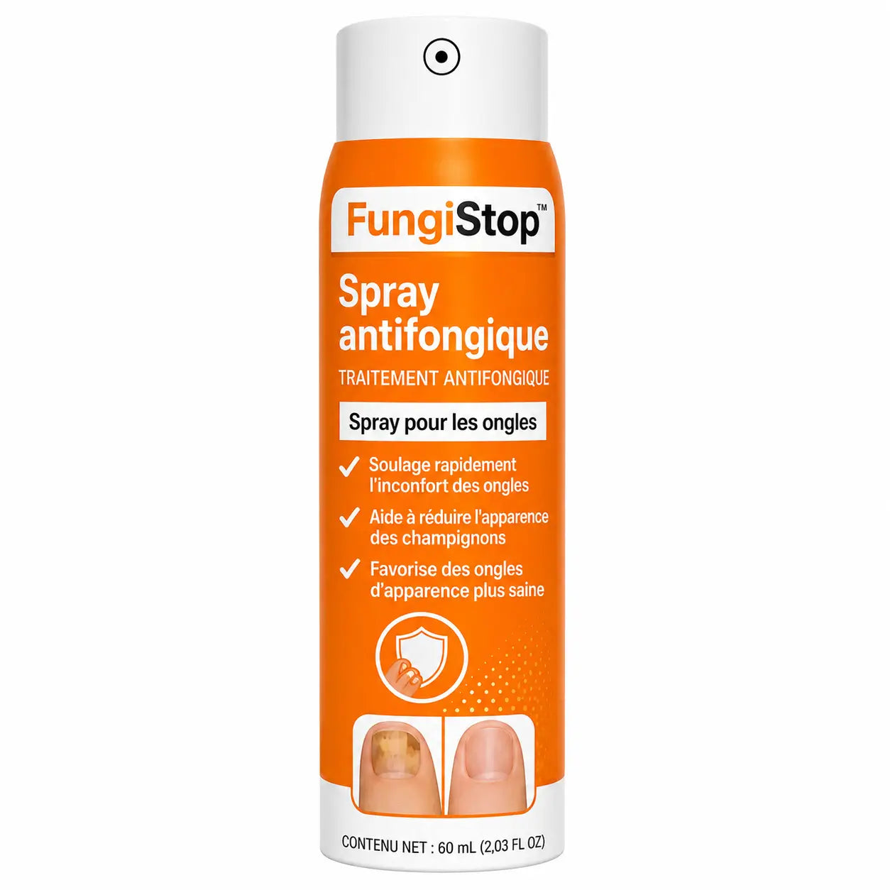 FungiStop™ Spray antifongique | Éliminez 99 % des mycoses des ongles en seulement 3 jours !