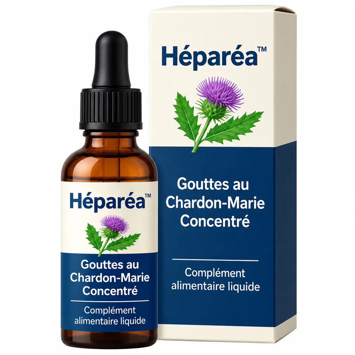 Héparéa™ Gouttes Détox du Foie au Chardon-Marie Concentré | Nettoyez votre foie et perdez 5 kg en seulement 7 jours !