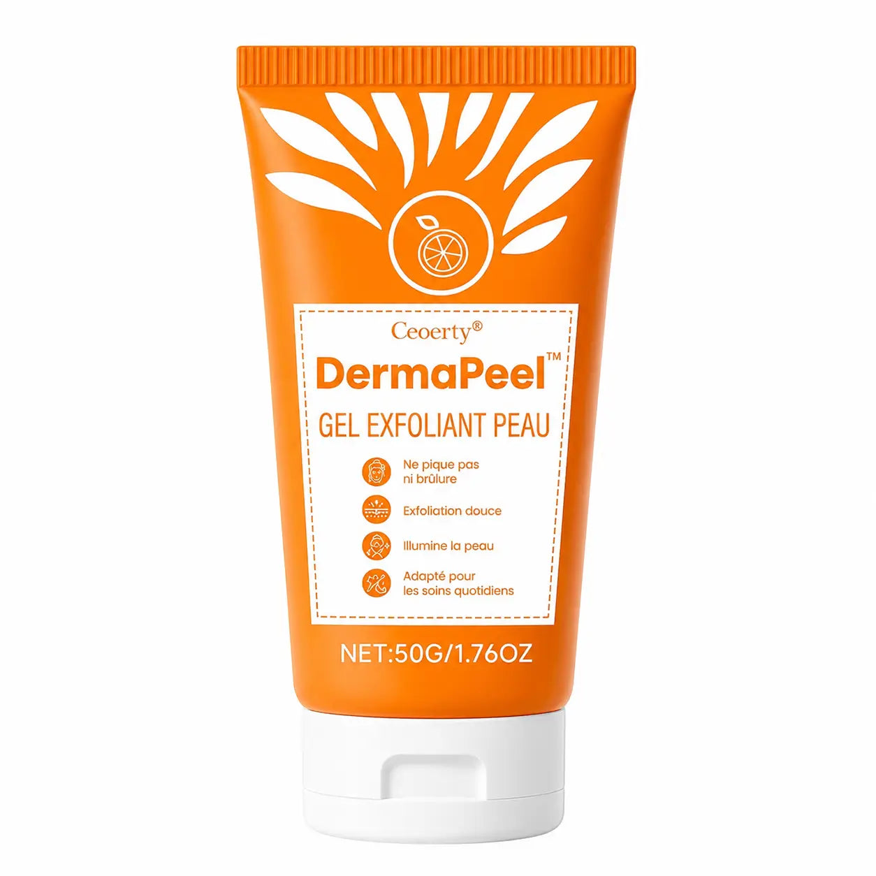 Claria™ Gel Exfoliant Enzymatique à l’Orange | Éliminez cellules mortes, taches et teint terne en 5 minutes !