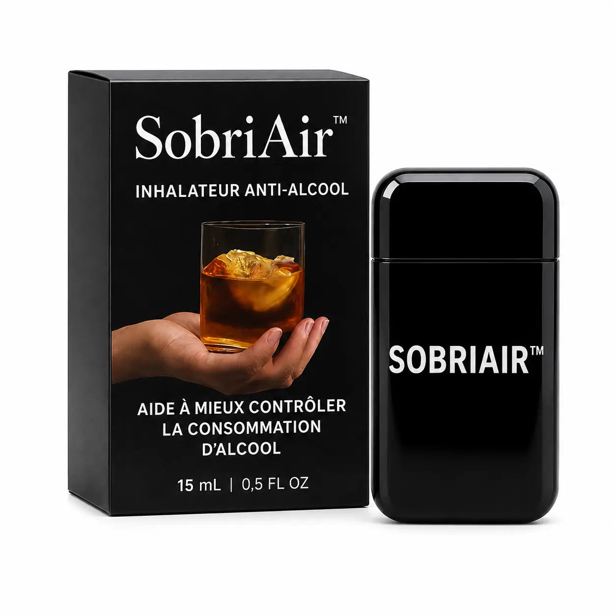 SobriAir™ Inhalateur Anti-Alcool | Stoppe les envies en 7 jours – sans médicaments, sans effort!