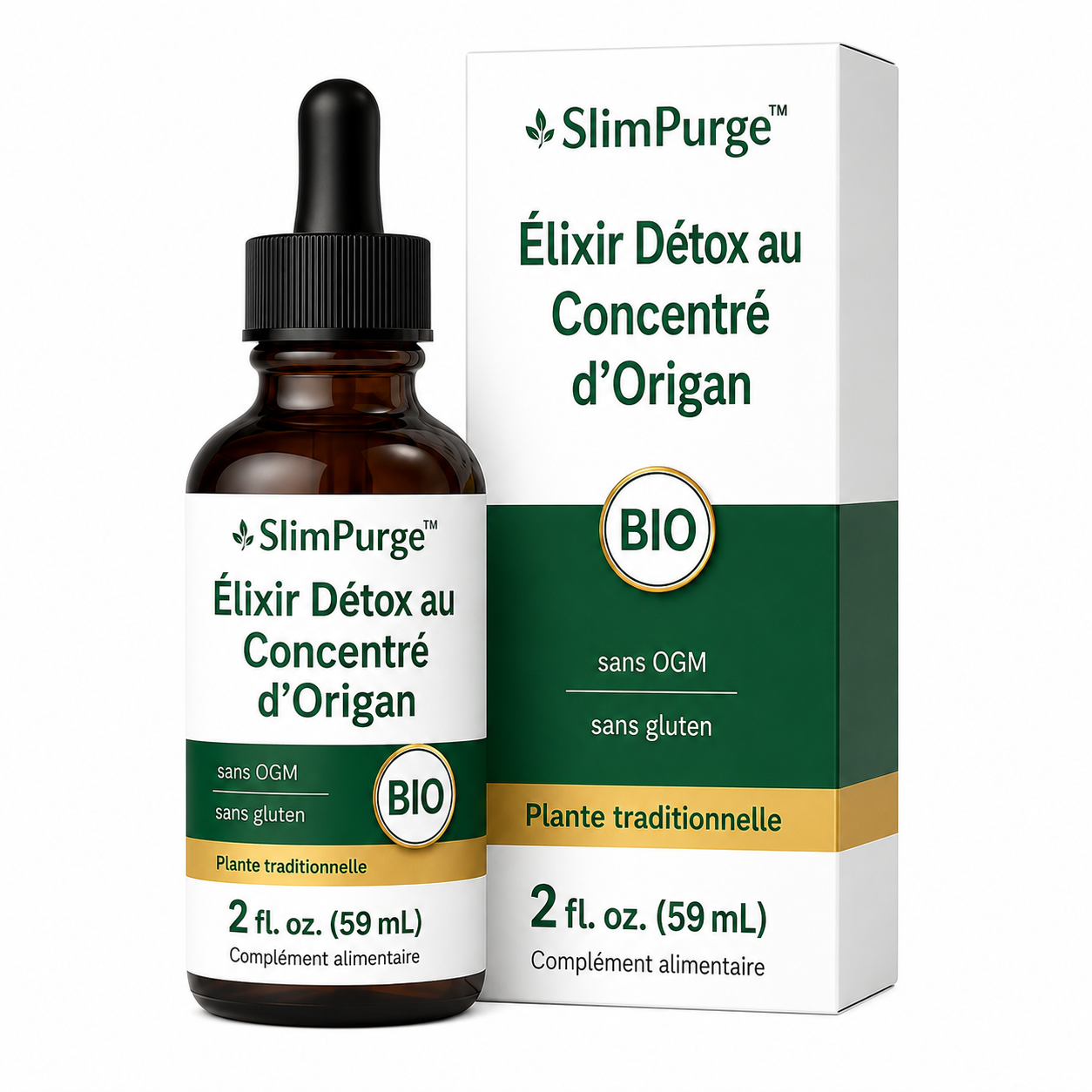 SlimPurge™ Élixir Détox au Concentré d’Origan | Perdez 3 kg de toxines en 48h et retrouvez un ventre plat!