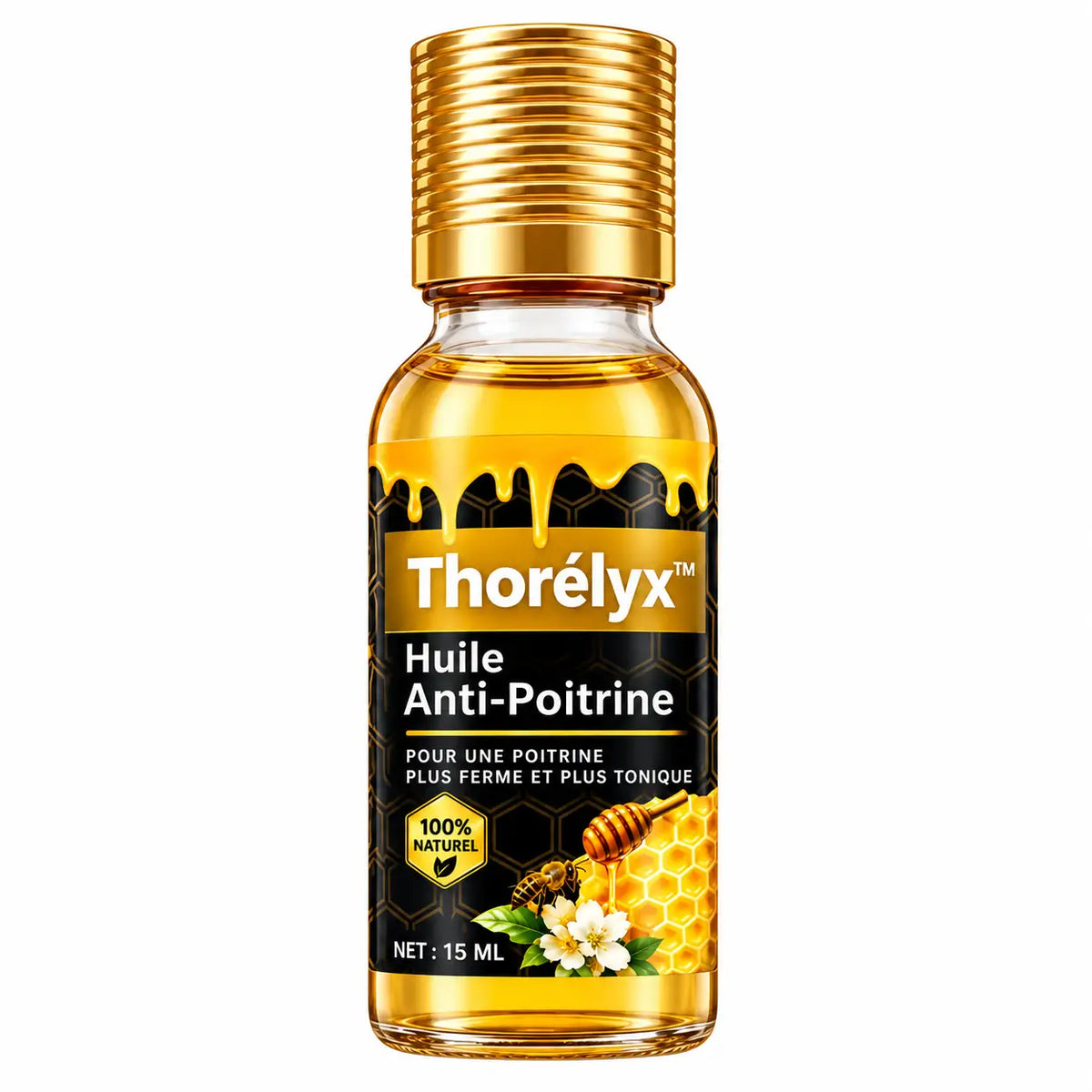 Thorélyx™ Huile Anti-Poitrine | Réduit la Poitrine chez les Hommes en 7 Jours, Sans Chirurgie!