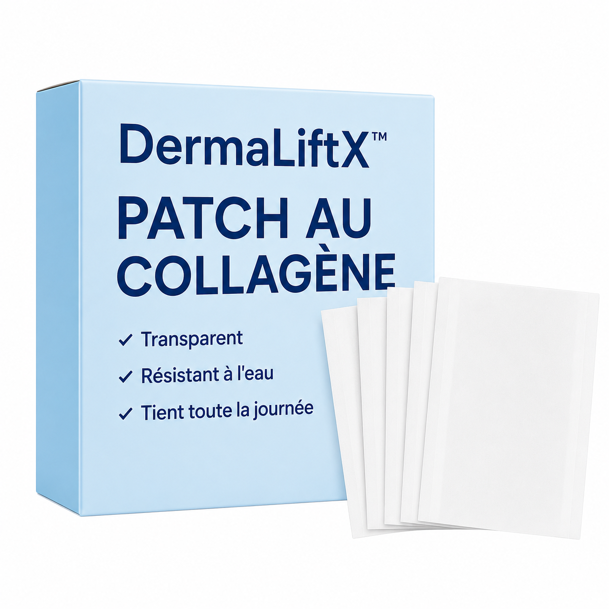 DermaLiftX™ Patch au Collagène | Raffermit la peau, lisse les rides et rajeunit votre corps instantanément !