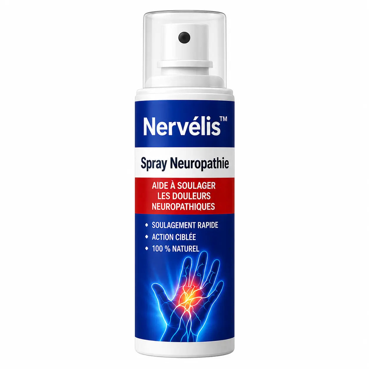 Nervélis™ Spray Neuropathie | Stoppez picotements et engourdissements dès la première application !