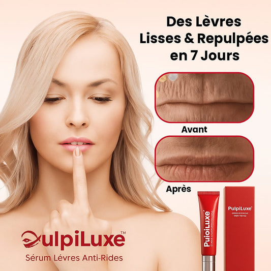 PulpiLuxe™ Sérum Lèvres Anti-Rides | Lèvres plus lisses et pulpeuses en 7 jours!