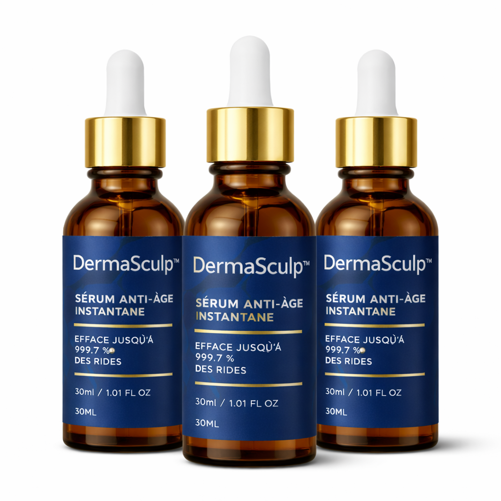 DermaSculp™ Sérum Anti-Âge Instantané | Efface 99,7 % des rides en 15 heures