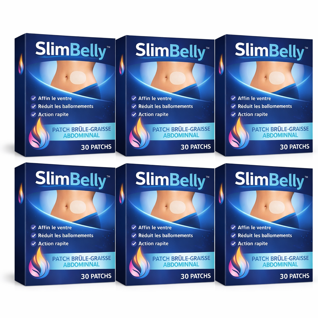 SlimBelly™ Patch Brûle-Graisse Abdominal | Faites fondre jusqu’à 3,2 kg de graisse en seulement 5 jours !