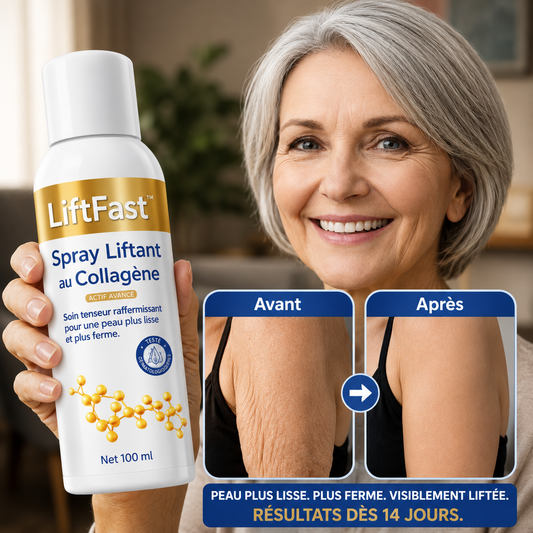 LiftFast™ Spray Lifting au Collagène | Retendez une peau relâchée en 24 heures chrono