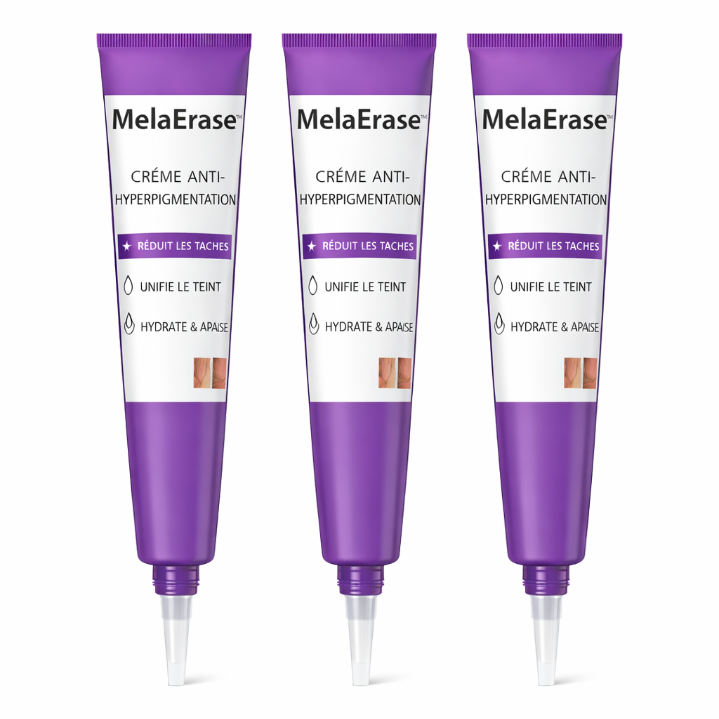MelaErase™ Crème Anti-Hyperpigmentation | Éliminez taches brunes et unifiez votre peau rapidement !