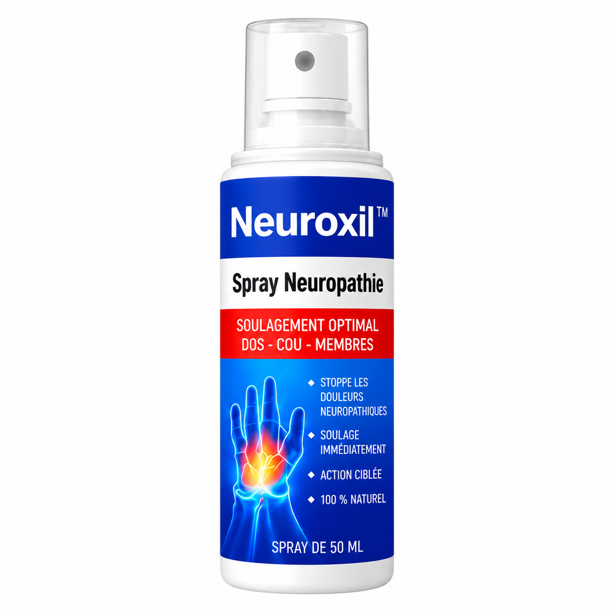 Neurélis™ Spray Neuropathie | Stoppez picotements et engourdissements dès la première application !