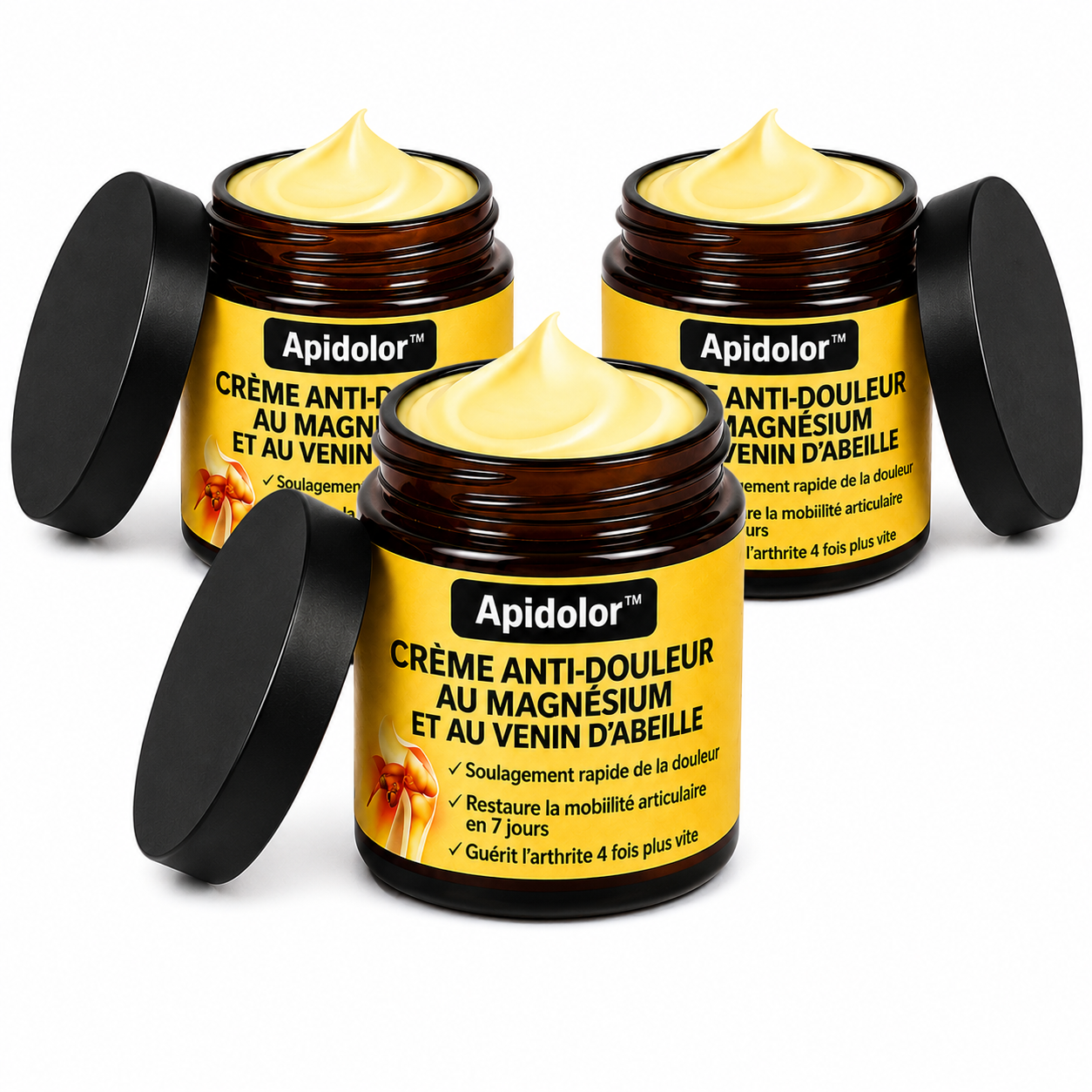 Flexinex™ Crème Anti-douleur au Magnésium et au Venin d'Abeille | Supprime vos douleurs articulaires en un instant!