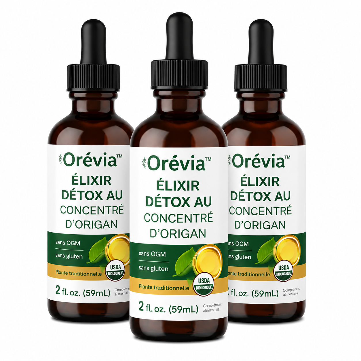 Orévia™ Élixir Détox au Concentré d’Origan | Éliminez 3 kg de toxines en 48h et retrouvez un ventre plat !