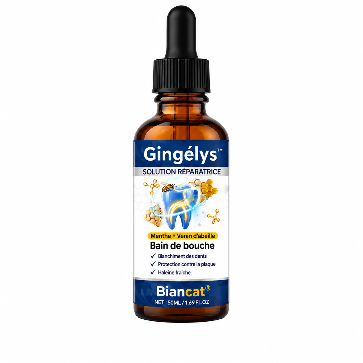 Gingélys™ Solution Réparation Buccale | Stoppez le déchaussement et renforcez vos gencives en quelques jours !