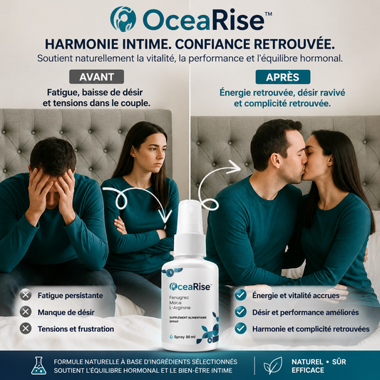 OceaRise™ Spray Stimulant Instantané | Retrouvez une érection explosive en 1 minute et performez pendant 4 heures !